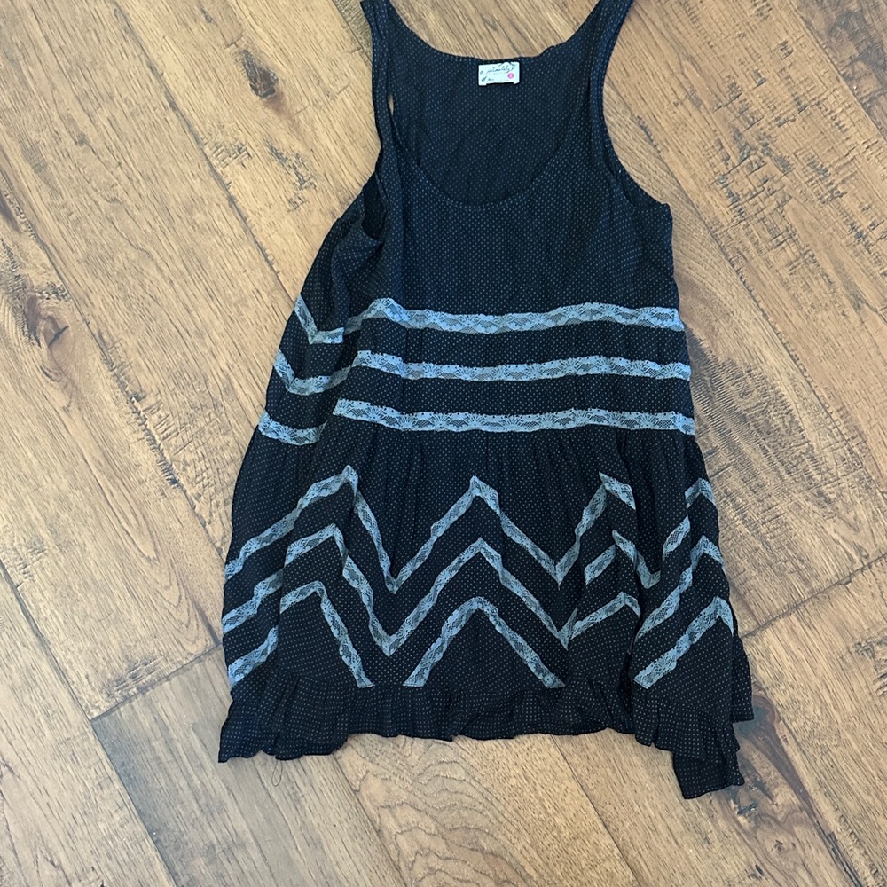 Stylish Black and Gray Women's Top